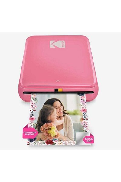 Kodak Step Portable Mini Photo Printer Instant 2x3 Sticky Backed Prints from iOS and Android via Blu