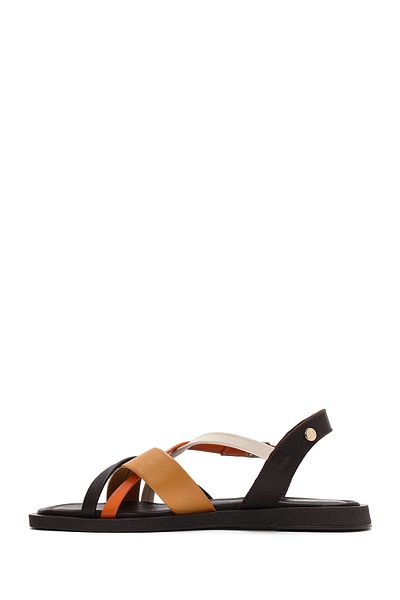 Derimod Women's Multicolor Ankle Strap Leather Sandals 25Sfd130718