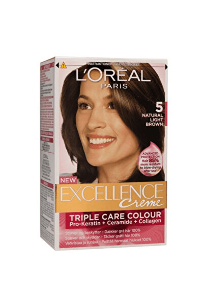 L'Oreal Paris صبغة شعر اكسيلنس كريم من لوريال باريس - بني فاتح