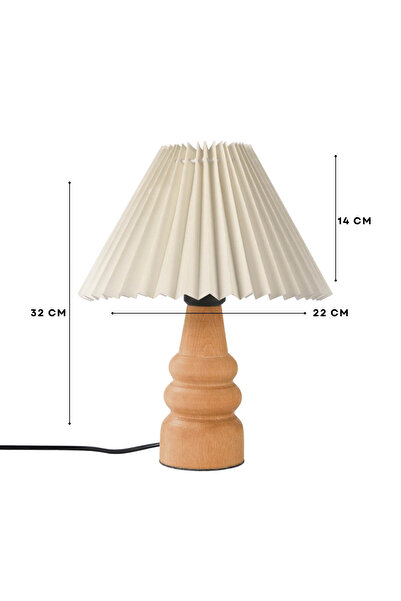 Desire Wooden Pleated Lampshade