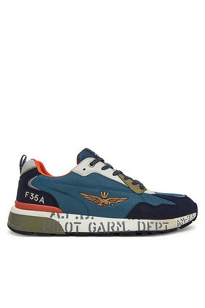 Aeronautica Militare Teniși albaștri pentru bărbați AERONAUTICA MILITARE-251SC276CT3332 94657 BALTIC/ BLU NAVY