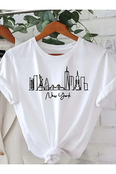 İnazuma Outdoors Tricou unisex oversize din bumbac imprimat, cu gât crew și m...