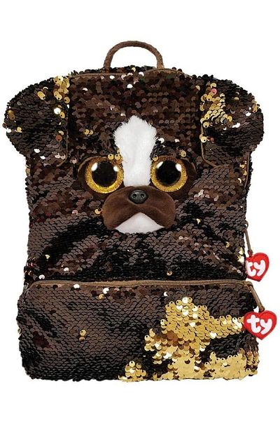 TY Ty Plush Backpack with Sequins Brutus the Puppy