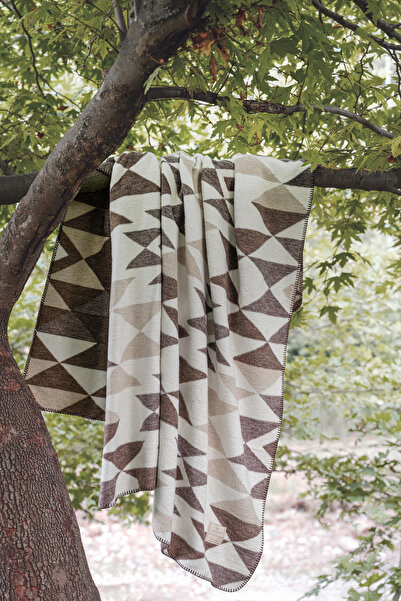 PASIONI بطانية قطن باس 4 بني