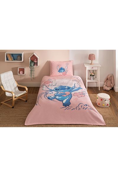 Özdilek Özdilek Stitch Aloha Μονό Παιδικό Σετ Παπλωματοθήκη με άδεια Disney