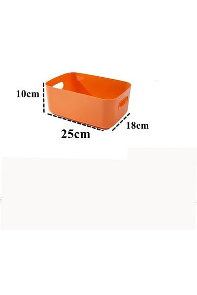 OEM Set of 7 storage boxes, plastic, with handles 25x18x10 cm, bathroom, kitchen organizers