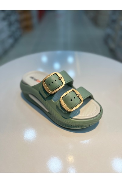 Akınal Bella Γυναικείες παντόφλες με ψηλή σόλα διπλής σόλας