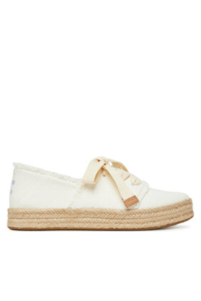 Toms Espadrile albe pentru femei TOMS-10021879 ALB