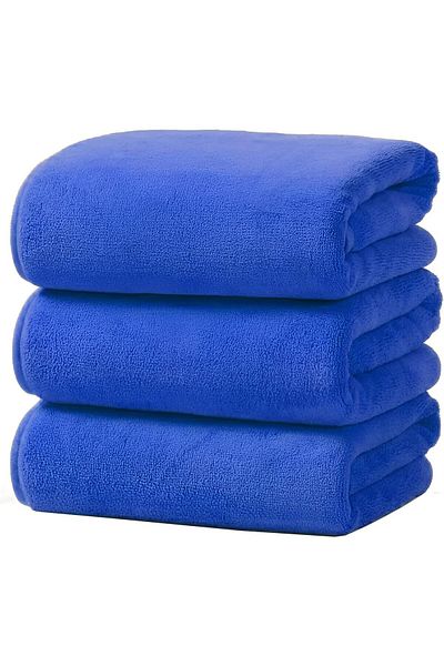 Fabienne 3-Piece Multipurpose Microfiber Towel, Gym & Hand Towel, Hair Towel 50x90cm