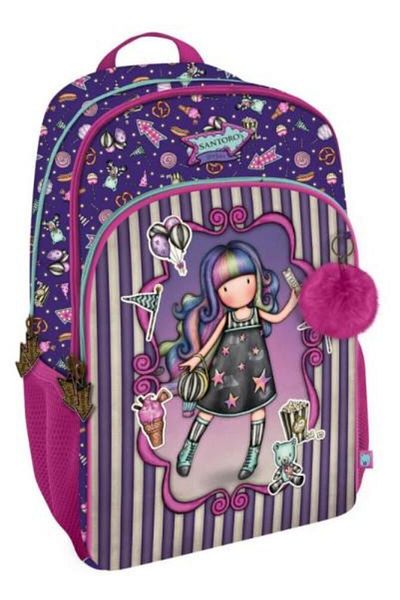 Santoro Santoro Gorjuss Up and Away backpack with 3 zippers