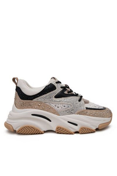 Steve Madden Women's Sneakers beige STEVE MADDEN-SM19000082 IB1 IRISH / BLACK SILVER
