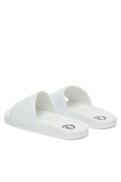 Just Cavalli Flip-flops pentru bărbați, albi, JUST CAVALLI-78QA3SZ5 ZSC31 003 WHITE