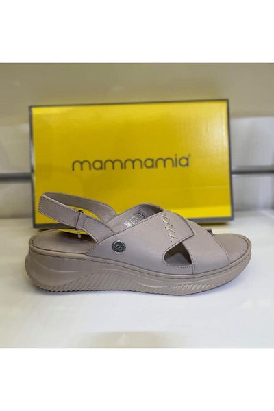 Mammamia D25ys 2855 Γυναικεία σανδάλια από γνήσιο δέρμα