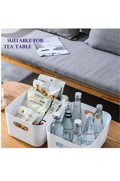 COOYA Storage Box Toy Baskets Food Storage Containers for Organizing Storage Basket Organizer with Handles