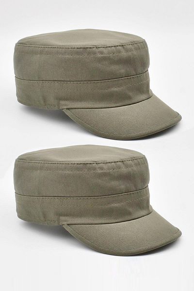 Külah Men's Castro Hat Cap Outdoor Castro Cap 2-Piece Khaki-Khaki