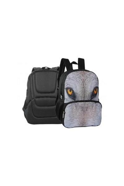 Herlitz BACKPACK WITH ONE COMPARTMENT, EYES OF THE WILD LUP