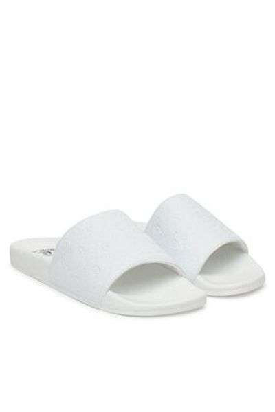 Just Cavalli Flip-flops pentru bărbați, albi, JUST CAVALLI-78QA3SZ5 ZSC31 003 WHITE