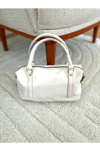 Z&M COLLECTION BAG SHOPPİNG Geantă de damă din piele lacuită lucioasă, potrivită pentru umăr și purtare încrucișată, cu închidere cu fermoar și curea reglabilă