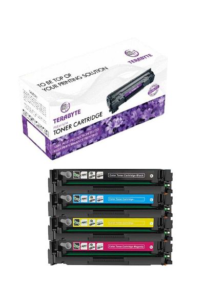 Generic 415A مع أحدث مجموعة خراطيش حبر رباعية الألوان متوافقة مع طابعات W2030A وW2031A وW2033A وW2032A