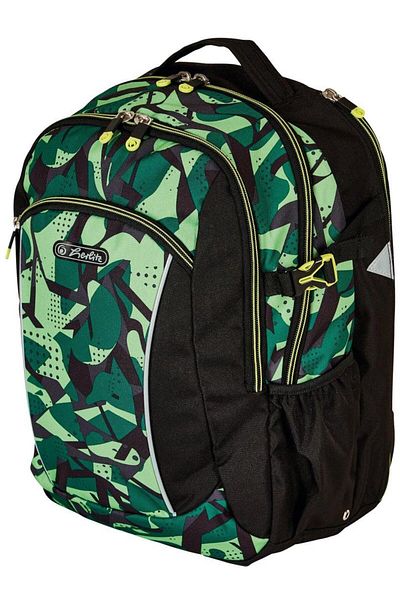 Herlitz Ultimate ergonomic backpack, class 0-3, CamoGr motif