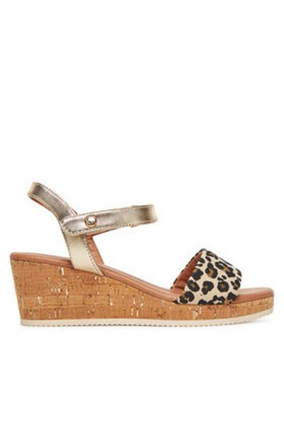Marco Tozzi Women's Sandals beige MARCO TOZZI-2-28026-44 4B9 LEO DUNE COMB