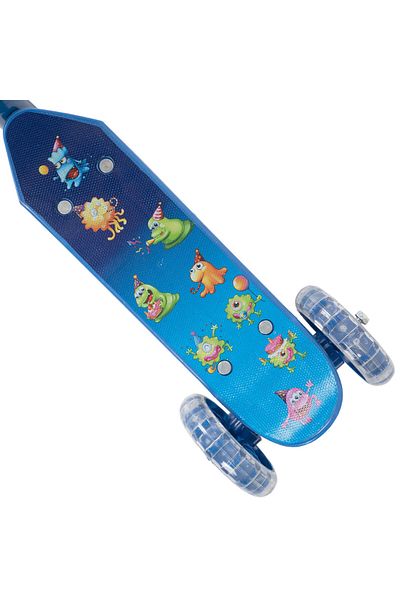 ACTION ONE Trotineta LITTLE MONSTERS albastra