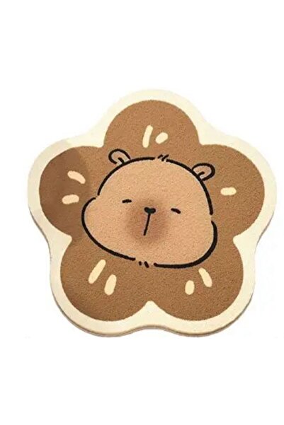 Rugs Modern Halı Kuzey Koleksiyonu Sevimli Köstebek Desenli Dokuma Taban Mode...