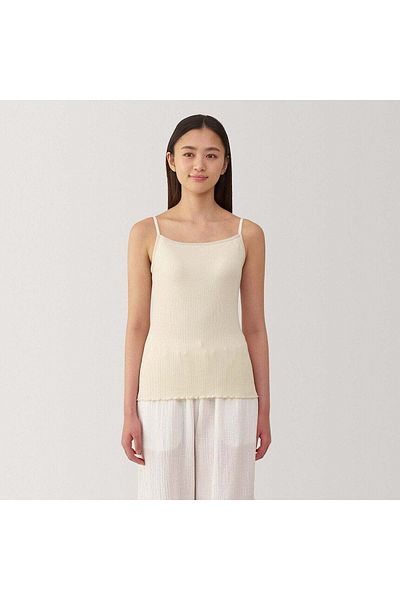 Muji Lyocell Blended Ribbed Bra Camisole