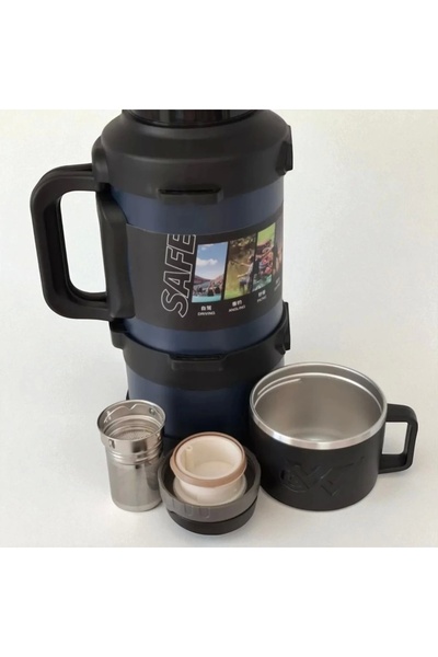 safe Paslanmaz Çelik Termos - 1.8 Litre - 5 Farklı Renk Seçeneği