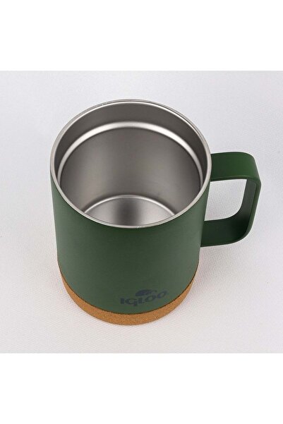 IGLOO Cork Mug 350ml Thermos Mug Cup Flask Khaki