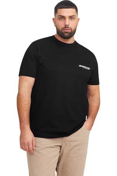 Jack & Jones T-shirt JACK &JONES Union Back Print PLS - 12279627-Black