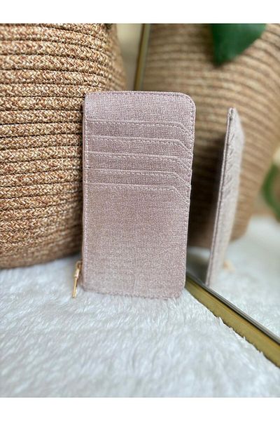 Z&M COLLECTION BAG SHOPPİNG 5 Compartment Glitter Women's Card Holder Accessory