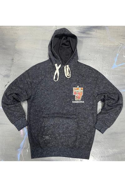 ALANAQA Unisex Oversized Hoodie with Back Print Pullover