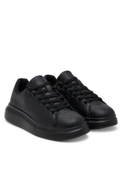 Just Cavalli Teniși negri pentru femei JUST CAVALLI-78RA3SB6 ZSC31 899 BLACK