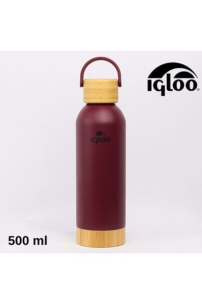 IGLOO Hydrate Pro Botte 500ml Thermos Flask Red