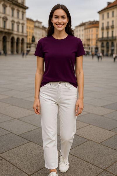 Birol Triko Tricou Summer Plum