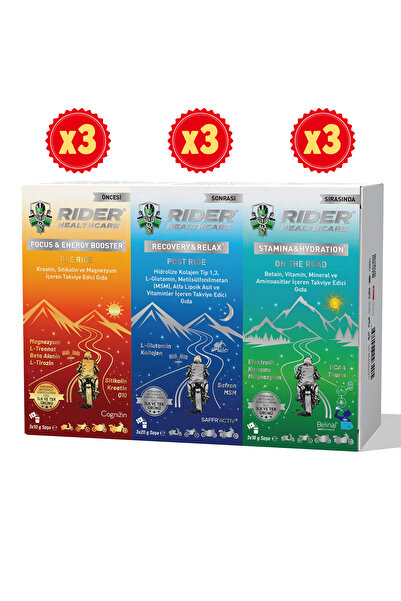 GHC Galata Healthcare Pharmacist Formula حقيبة رايدر تور باك 3×3 ساشه