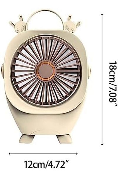 Yuwell YU WELL Portable Soft and Cute Desktop 2 Speed High Wind USB Rechargeable Mini Fan For Home Office a
