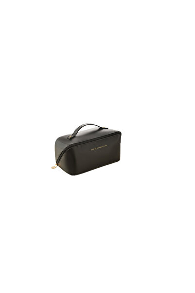 OEM Geanta cosmetice Rose Noir, 11cm x 10.5cm x 23.5cm, negru
