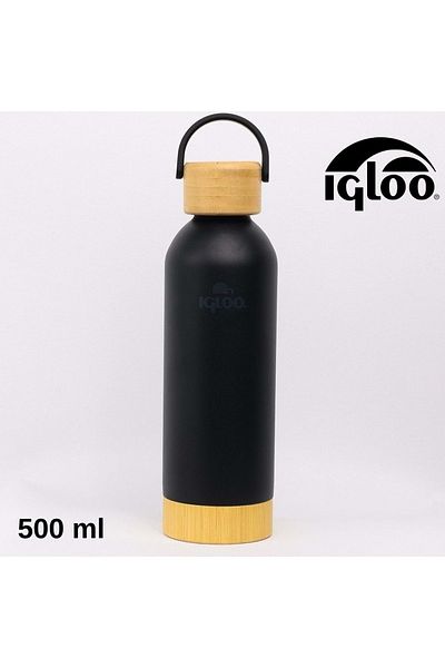 IGLOO Hydrate Pro Botte 500ml Thermos Flask Black