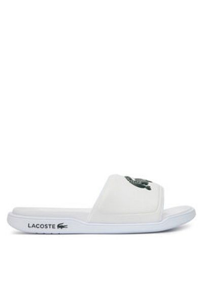 Lacoste Șlapi de damă albi LACOSTE-749CFA0041 1R5 WHT/DK GRN