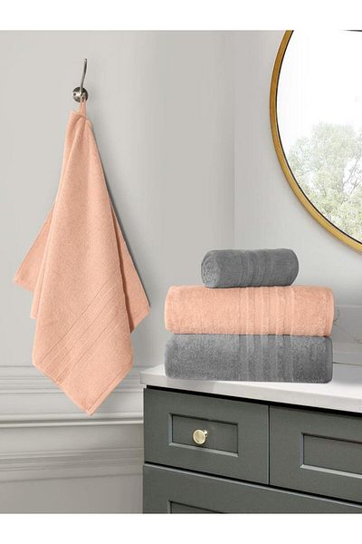 Karna Home Σετ πετσετών Lavinda & Matilda Κομψή και απαλή υφή 70x140