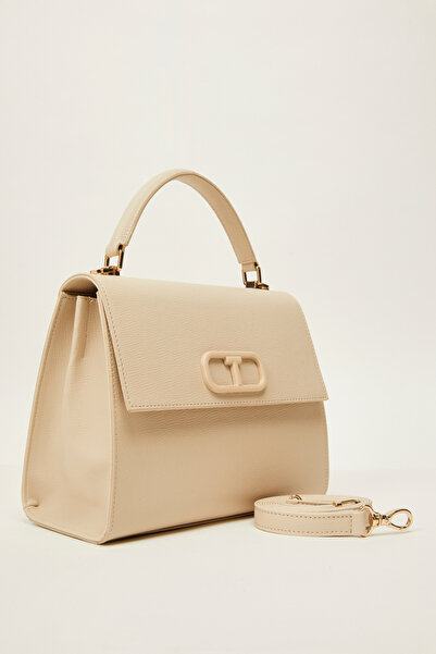 Ted Baker Nokta Baskılı Büyük Deri El Çantası