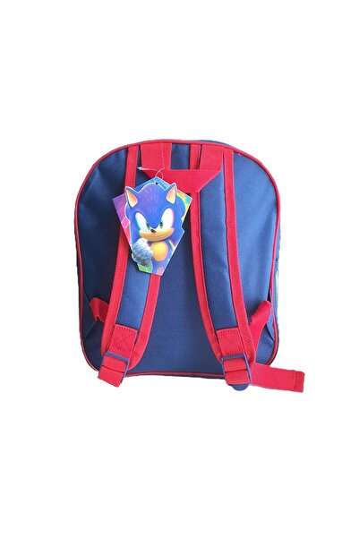 Sonic 3D Sonic Backpack for Preschoolers, 2 Adjustable Straps, 30 X 10 X 26 cm, Blue, + 3 Years