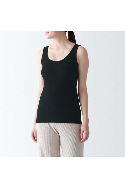 Muji Cotton Ribbed Tank Top
