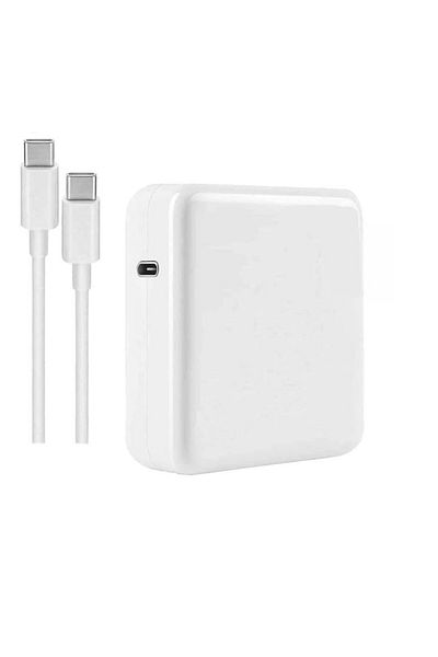 nelbo Laptop charger for Apple MacBook MK4N2A, 61W, with USB-C plug