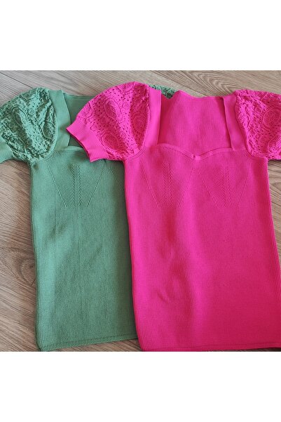 Esperar Kolu ajurlu bluz ikili