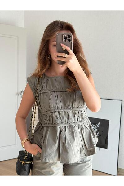 BAŞARAN Khaki Layer Pants Bluz Suit