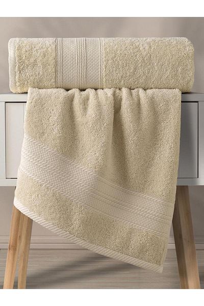 Karna Home Karna Solid Cotton Towel Set 70X140