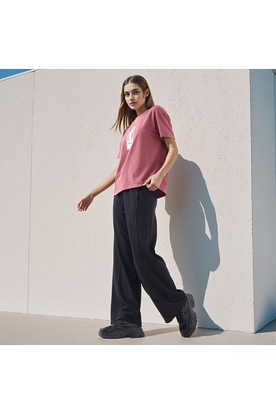 Kappa Kappa Textured Track Pants with Drawstring Closure and Pockets
